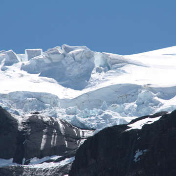 Glaciares en Cerro Tronador