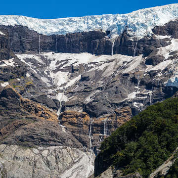 Ventisquero Negro en Cerro Tronador