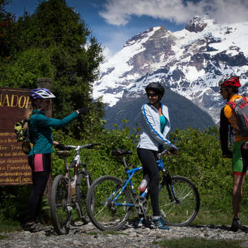 Travesía en Mountain Bike utilizando el Cruce Andino