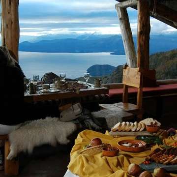 Vista desde cabaña