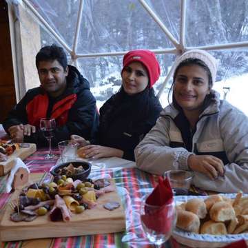 Almuerzo en los Domos