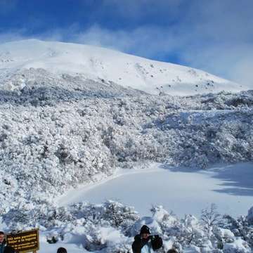 Laguna congelada